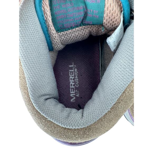 VTG Merrell Westwind GTX Air Cushion Hiking Boots Womens 7.5‎ Brown Blue Lace Up - Picture 13 of 16